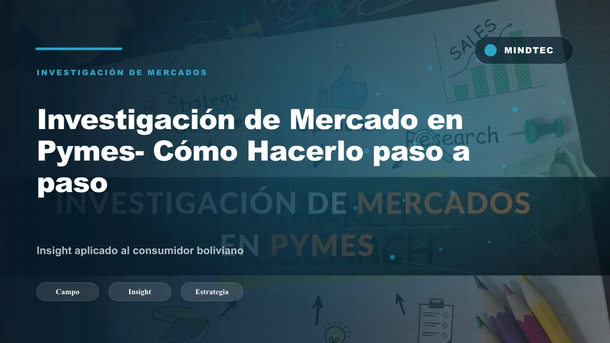 Investigación de Mercado en Pymes- Cómo Hacerlo paso a paso